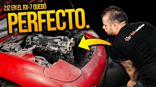 Proyecto RX7 Swap 2JZ EP7  Quedó EN POSICIÓN PERFECTA el Motor¿Tendremos que CORTAR EL CAPÓ [upl. by Verbenia]