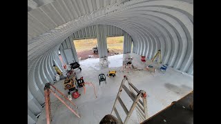 Quonset Hut Build [upl. by Aloiv259]