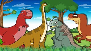 Dessin Animé Des Dinosaures Pour Les Enfants  Abelisaurus Et Plus  Je Suis Un Dinosaure [upl. by Tihw]