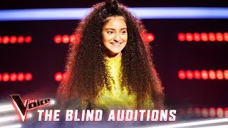 The Blind Auditions Lara Dabbagh sings Scars To Your Beautiful  The Voice Australia 2019 [upl. by Yecak]