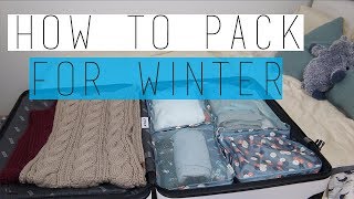 How To Pack For A Winter Trip  Away Travel  ORGANIZED AND EASY [upl. by Wattenberg564]