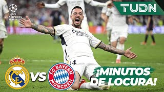 ¡REMONTADA ¡MINUTOS DE LOCURA Real Madrid 21 Bayern  UEFA Champions League 202324  Semis TUDN [upl. by Notlrak761]