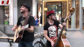 Börns amp Stephan Austria Band Vienna Street Performers by RussianAustria Full HD [upl. by Ahsienar]