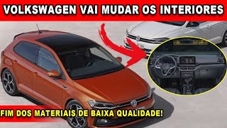 🚨VOLKSWAGEN VAI MUDAR OS INTERIORES FIM DOS MATERIAIS DE BAIXA QUALIDADE PREPARA O BOLSO [upl. by Ecaj]