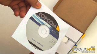 WirelessG USB Adapter Skyrcer 4001g Topcom  Unboxing by wwwgeekshivecom [upl. by Lah974]