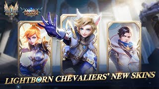 Granger amp Harith amp Fanny New Skins  Lightborn Chevaliers  Mobile Legends Bang Bang [upl. by Eenar]