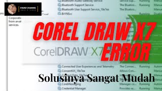 Cara mengatasi corel draw x7 error [upl. by Aikaz]