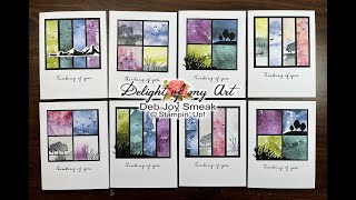 Easy cards and shadow boxes using Stampin Up New Horizons Suite [upl. by Lowson]