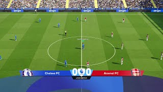 PES 2025  Chelsea vs Arsenal Gameplay PC  eFootball 2025 Concept  PES 2021 Mods [upl. by Eslud793]