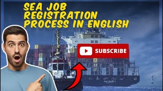 sea job registration process sea job pe account kaise banaye [upl. by Molini]