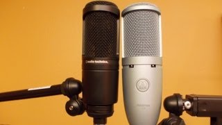 The AudioTechnica AT2020 vs the AKG Perception 120 sound comparison [upl. by Lemuela871]