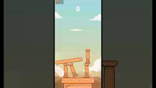 Fun pillar stack ed high funpillargame pillager funnygame gamingworld videogames gaming gamer [upl. by Novanod]