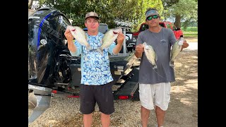 Summer time Crappie fishing Sardis Lake MS [upl. by Anirehs]