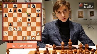 Daniil Dubovs fantastic knowledge of chess classics [upl. by Guenna]