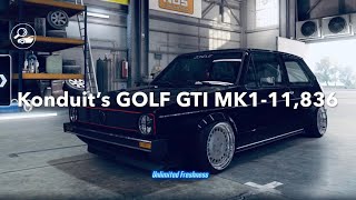 CSR2 Konduit’s Golf GTI MK1SHIFTTUNE 11836Slow motion amp Screenshots [upl. by Anyak]