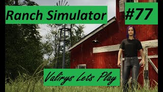 Lets Play  Ranch Simulator  Der Hof wird umzäunt 77 [upl. by Reifinnej]