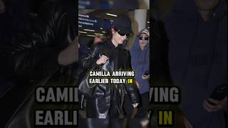 Camila Cabello landing in London to perform at the BBCs Live Lounge shorts camilacabello [upl. by Uund]