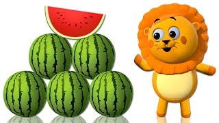 Nomi di Frutta per Bambini in Italiano Burla di Anguria  Video Educativi [upl. by Nosneh]