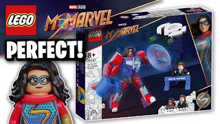 LEGO Ms Marvel Mech vs Damage Control Custom Set [upl. by Asle]