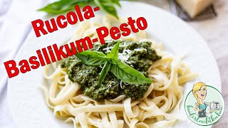 RucolaBasilikumPesto im Thermomix [upl. by Meehan251]