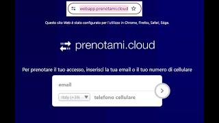 Come prenotare un appuntamento allo sportello con Prenotamicloud [upl. by Keegan39]