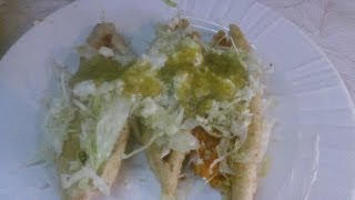 RECETA DE MOLOTES RELLENOS DE PAPA ENCHILADA COMIENDORICOYFACIL [upl. by Bagley460]