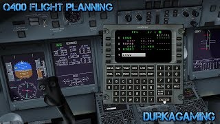 P3D  Majestic Q400 Flight Planning [upl. by Racso]