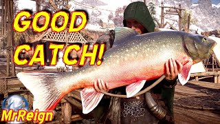 Assassins Creed Valhalla  GOOD CATCH  Ultimate Fishing Guide  All Fish Locations [upl. by Ttegdirb18]