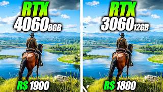 RTX 4060 VS RTX 3060 12GB TESTES EM 4K E FULLHD 3060 HUMILHOU A 4060 EM 4K [upl. by Osanna98]