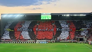 SPARTAK TRNAVA vs Legia Warszawa 3172018 CHOREO [upl. by Bertine]