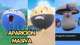 ✨ ¡VOLTORB de HISUI SHINY VOLTORB CLÁSICO y FOONGUS 🎉 ¡Evento en POKÉMON ESCARLATA y PURPURA 🌟 [upl. by Amaras]