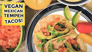 Easy Tempeh Tacos  VEGAN Mexican ‘Meat  How To Recipe La Vida Josue [upl. by Mechelle]