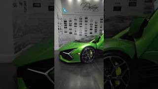 GREEN LEBORGHINI PREMIUM DELIVERY VIP SUPERCAR DREAM CAR [upl. by O'Callaghan]