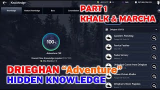 Drieghan Adventure Hidden Knowledge Location Part 1  Black Desert Mobile [upl. by Marduk]