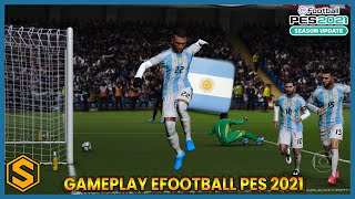 ARGENTINA vs PERU  Eliminatorias Mundial 2026 ⚽ Gameplay Efootball PES 2021 [upl. by Eikcid451]