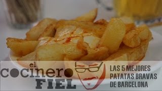 LAS MEJORES PATATAS BRAVAS DE BARCELONA [upl. by Sivatco198]