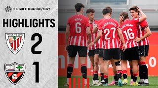 ⚽ Resumen I Bilbao Athletic 21 Arenas Club I Laburpena I Segunda Federación J27 [upl. by Enilarac451]