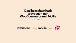 Ideal betaalmethode toevoegen aan WordPress WooCommerce website met Mollie [upl. by Carley]