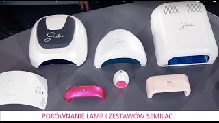 Porównanie lamp i zestawów do paznokci Semilac  QampA 3  Semilac TV ENG [upl. by Reffinnej904]