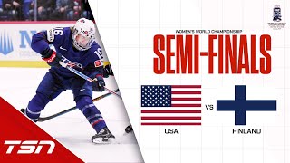 USA vs Finland FULL HIGHLIGHTS  2024 IIHF Womens World Championship SemiFinal [upl. by Ezaria]