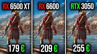 RX 6500 XT vs RX 6600 vs RTX 3050  Test in 8 Games [upl. by Attiuqal396]