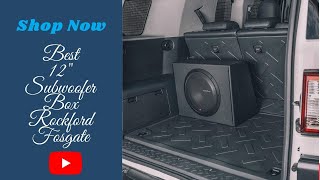 Rockford Fosgate P30012 Punch 300 Watt Powered Loaded 12Inch Subwoofer Enclosure [upl. by Campball47]