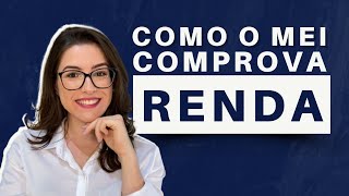 COMO COMPROVAR RENDA SENDO MEI [upl. by Ehudd]