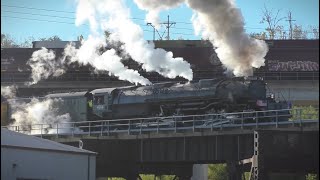 Drone Footage and 120 Mile Chase of UP 4014 across Kansas [upl. by Rorrys]