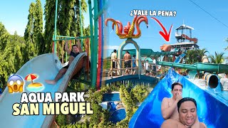 Visitamos AQUA PARK 😱🏖 ¿EL MEJOR PARQUE ACUÁTICO de SAN MIGUEL 🤔 [upl. by Anitnerolf]