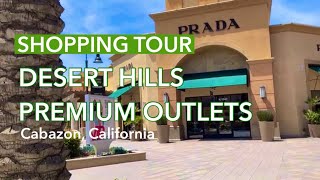 Desert Hills Premium Outlets West amp East Village  Cabazon California 4K October 2023 [upl. by Muslim]