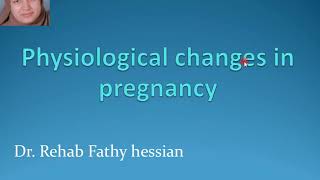 physiological changes during pregnancy [upl. by Buckley106]