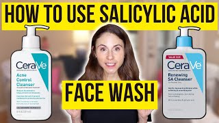 HOW TO USE SALICYLIC ACID FACE WASH 🚿 Dermatologist DrDrayzday [upl. by Dorsman]