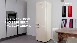 Frigorifero RETRO Total NoFrost SEVERIN dai un tocco di design alla tua casa [upl. by Leahcir]