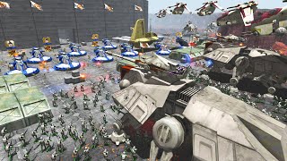 Clone Trooper Siege Assault of CITADEL FORTRESS  Men of War Star Wars Mod [upl. by Surat]